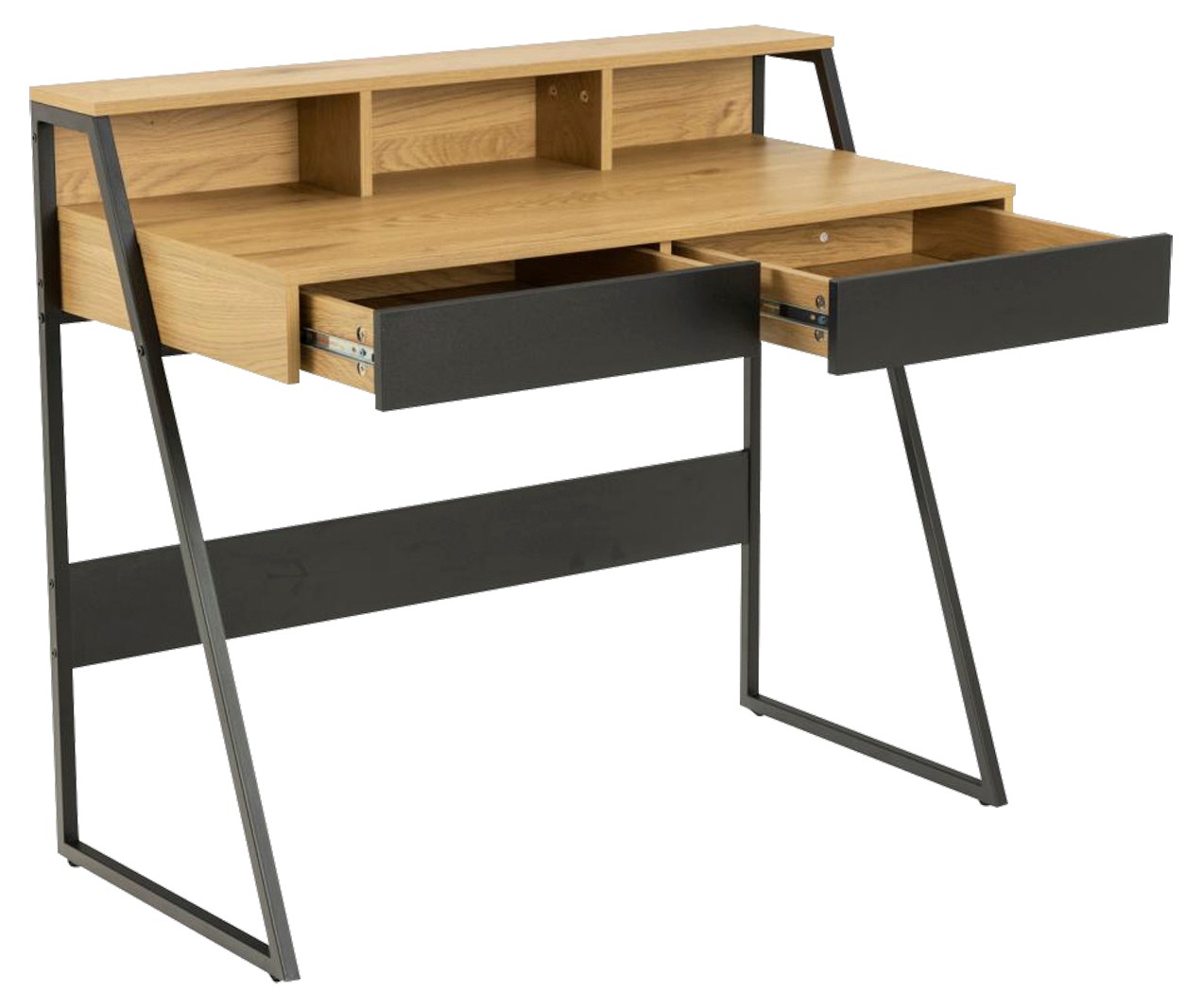REECE-työpöytä (Tammi/musta) - Työpöydät | Asko