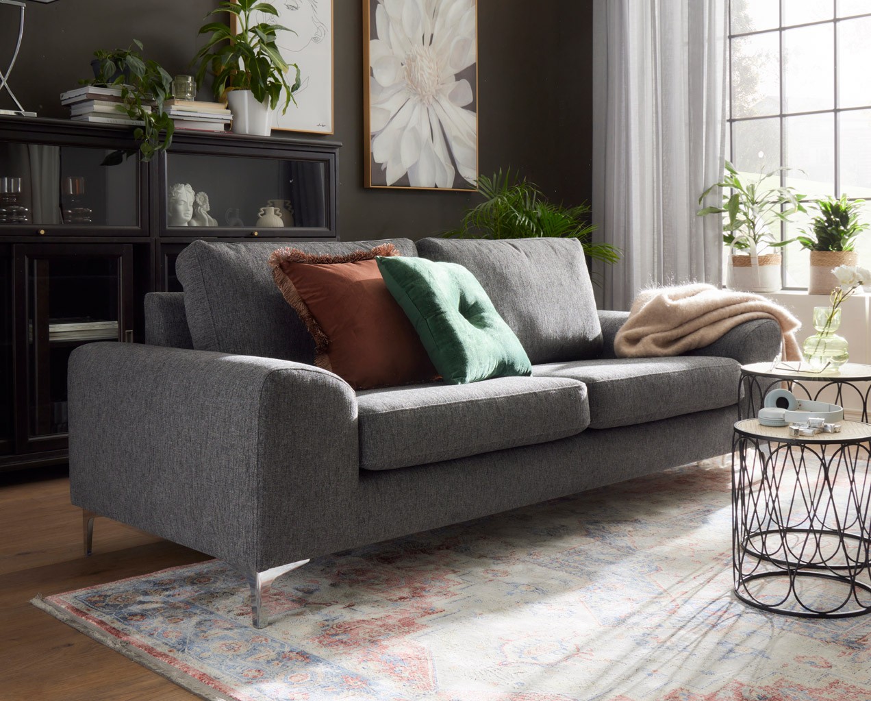 SALLA 3h Sohva King kangas V ri Antrasiitti Jalat Metalli 3 