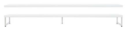 OTSO-kansi ja metallijalat 138 cm