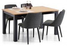 Pohjanmaan AAVA-ruokapöytä ja 4 RONDO-tuolia