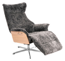 Confrom AIR-lepotuoli jalkatuella