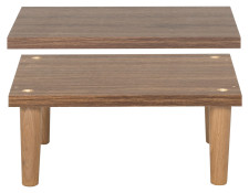 ARO kansi + pohja 40 cm pähkinä