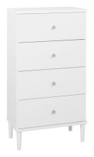 TUOMI lipasto nro 6 valkoinen/alumiinivedin