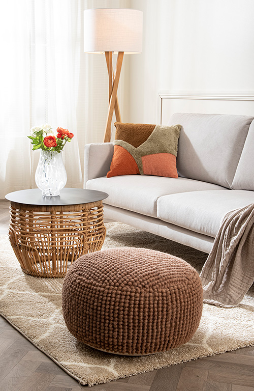 Eri ruskean s&auml;vyt toimivat kauniisti yhteen.&nbsp;